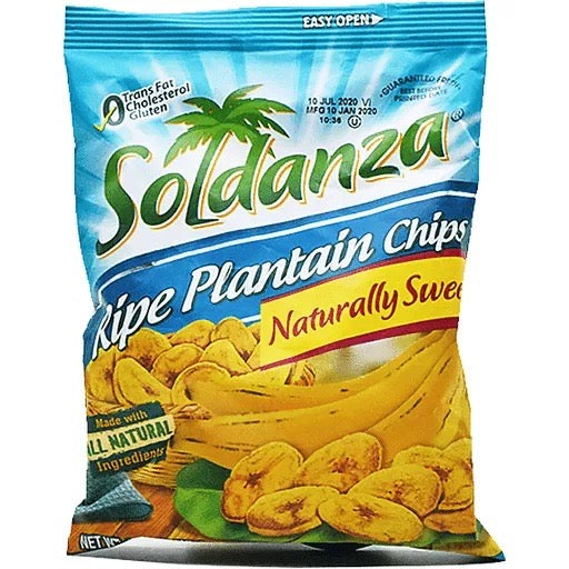 Soldanza Plantain Chips 160g Ripe Plantain