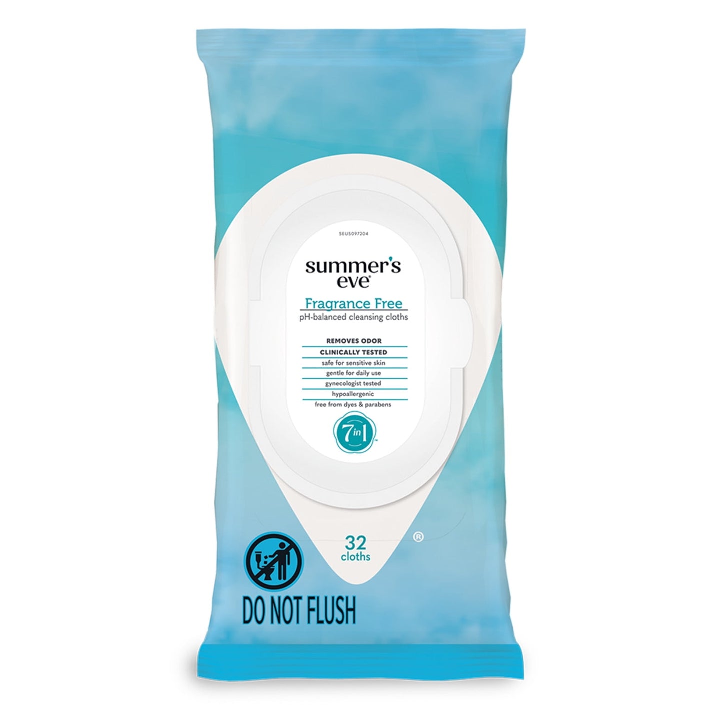 Summer's Eve Fragrance Free Cloths 32's