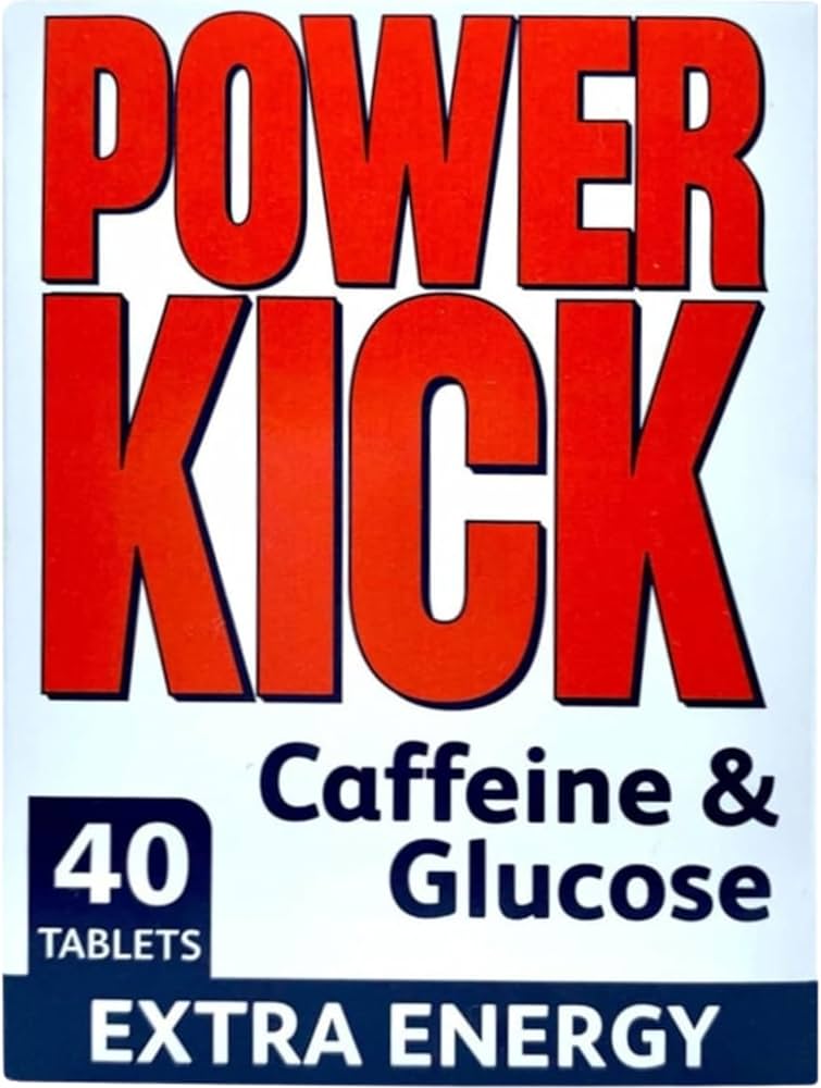 Power Kick Caffeine & Glucose 40ct