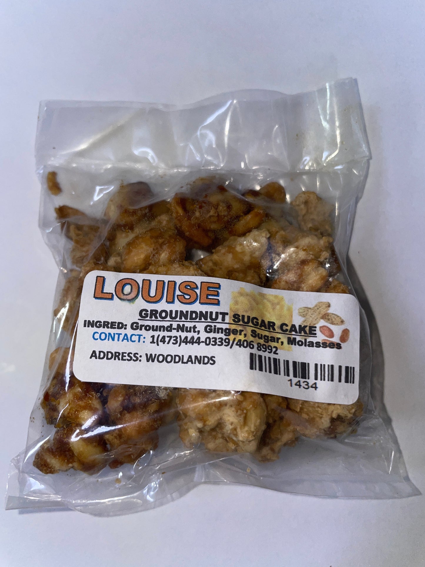 Louise Groundnut Sugar cake