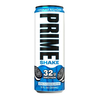 Prime Shake Cookies & Cream 32g Protein Ultra-Filtered Milkshake 11Fl.oz