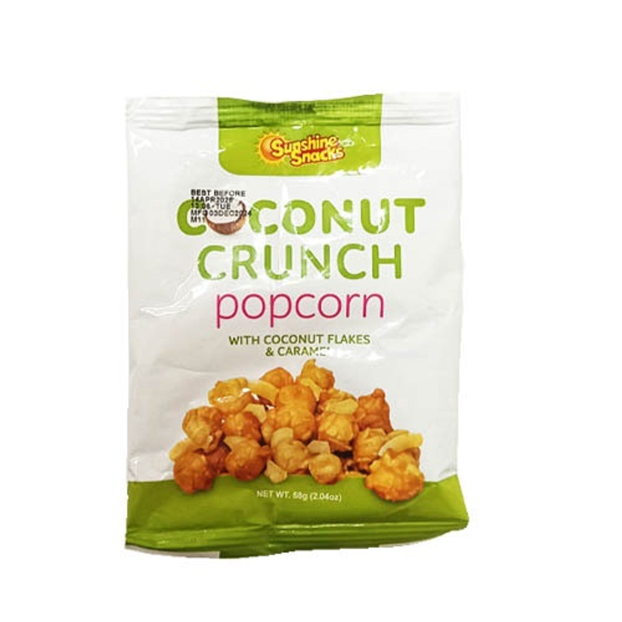 Sunshine Snacks Coconut Crunch Popcorn 2.04 ozs