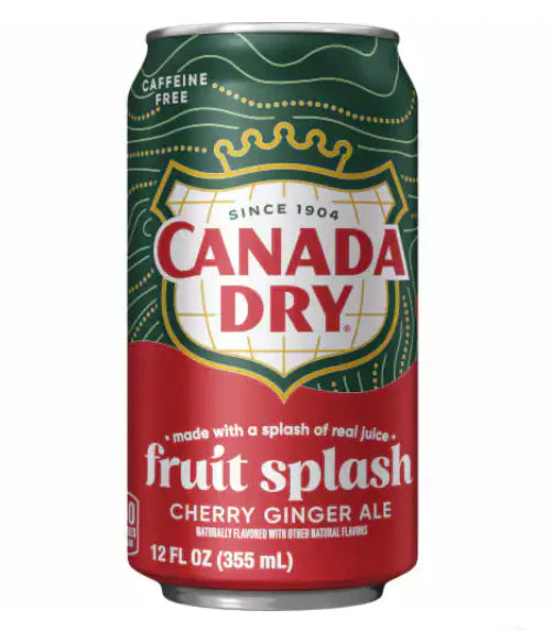 Canada Dry 355ml - Cherry Fruit Splash 12 ozs