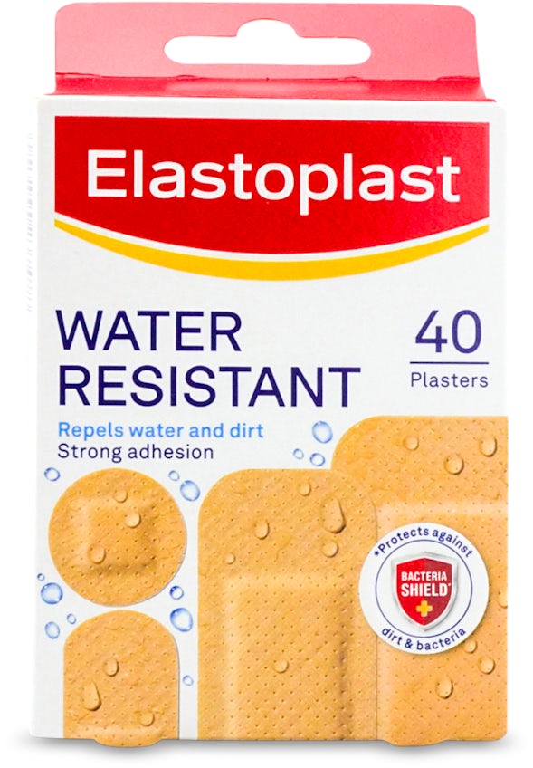 Elastoplast Water Resistant Plasters 40s