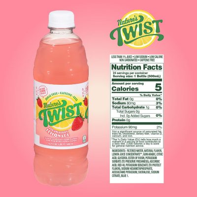Twist Strawberry Lemonade 16oz