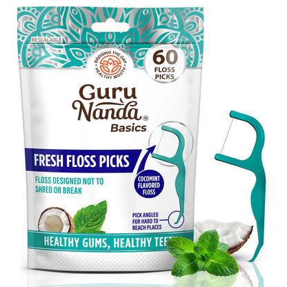 Guru Nanda Dual -Slickers Floss Picks 60s