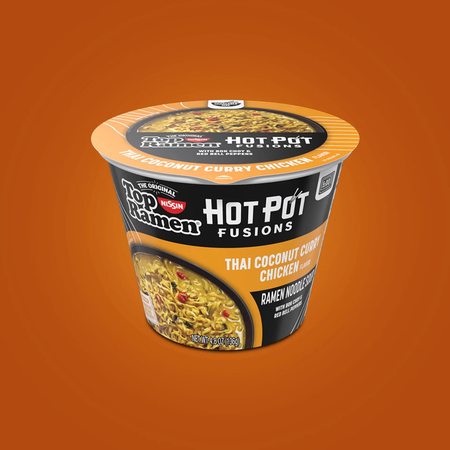Top Ramen Hot Pot Fusion Thai Coconut Curry Chicken Flavour