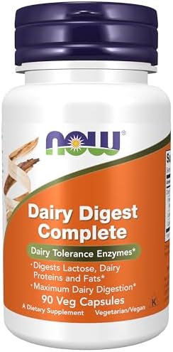 Now Dairy Digest Complete Veg Capsules 90's