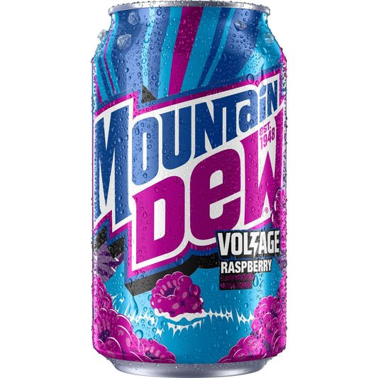 Mountain Dew Voltage Raspberry Soda
