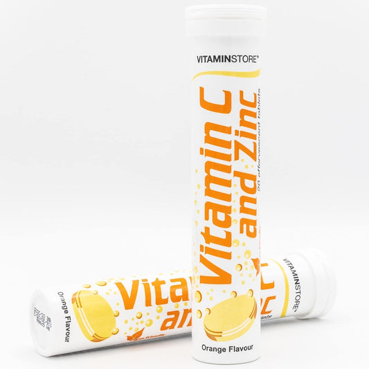 VitaminStore Vitamin C and Zinc Effervescent Tablets 20s