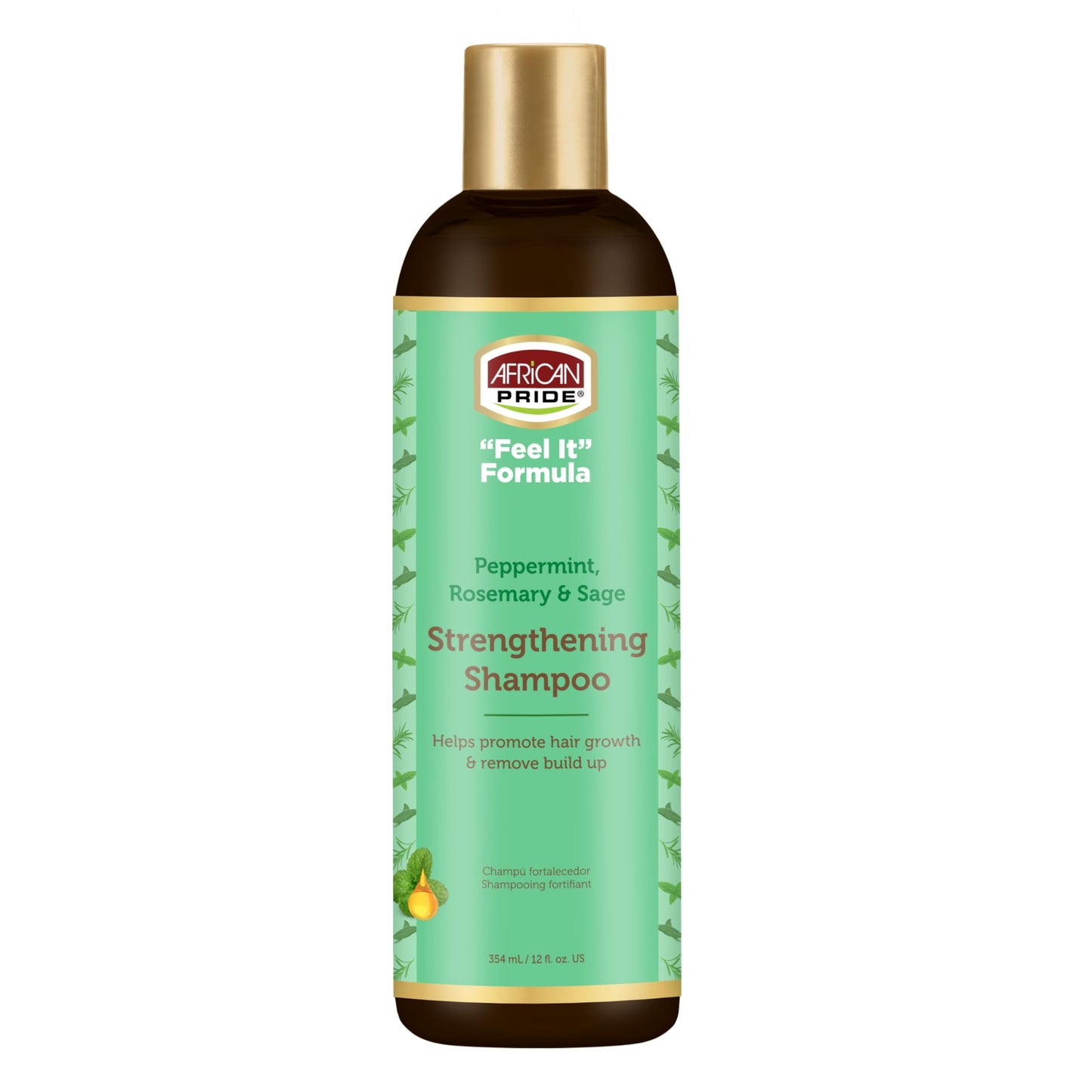 African Pride "Feel It" Formula Strengthening Shampoo 12fl oz