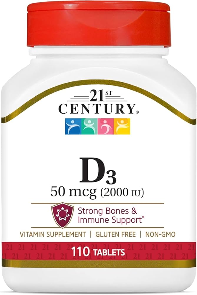 21st Century D3 2000iu Tablets 110s