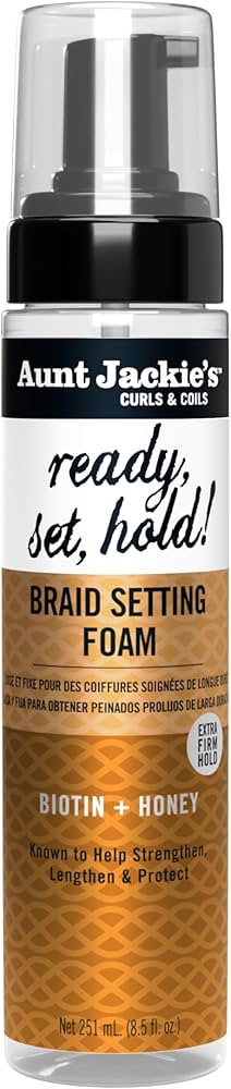 Aunt Jackie's Ready, Set, Hold! Braid Setting Foam
