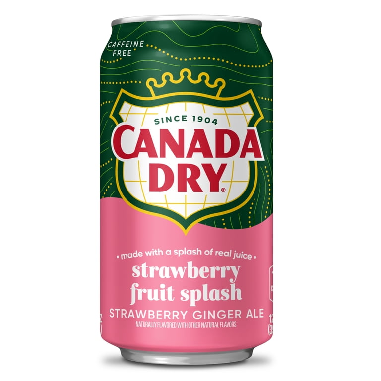 Canada Dry 355ml - Strawberry Fruit Splash 12 ozs