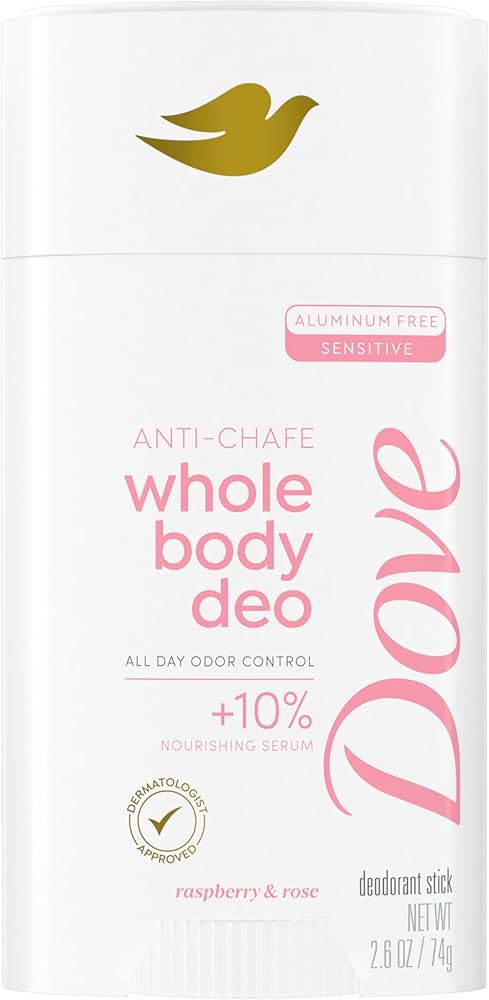 DOVE WHOLE BODY DEO STICK RASPBERRY & ROSE 2.6OZ