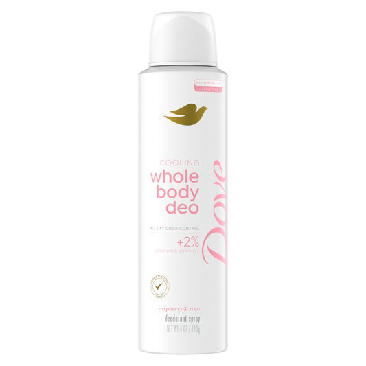 Dove Whole Body Deo Raspberry& Rose 4OZ