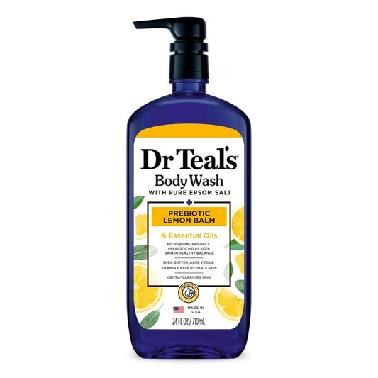 Dr. Teal's Body Wash Prebiotic Lemon Balm 24oz
