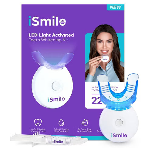 iSmile LED Light Activated Teeth Whitening Kit