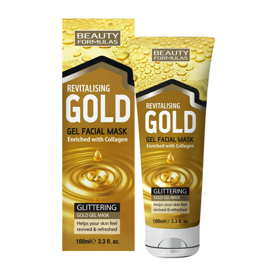 Beauty Formulas Gold Gel Facial Mask 100ml