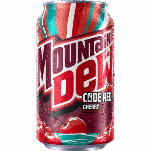 Mountain Dew Code Red Cherry Soda