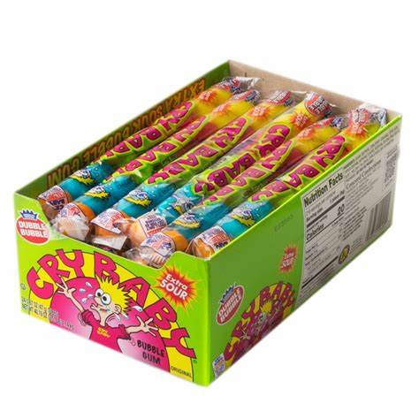 DB Cry Baby Xtra Sour Gum 9ct