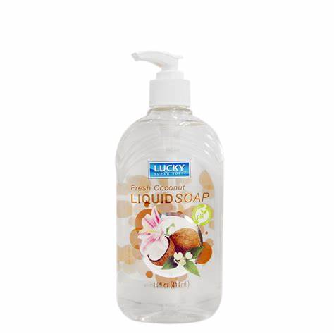 Lucky Liquid Soap Coconut 14oz