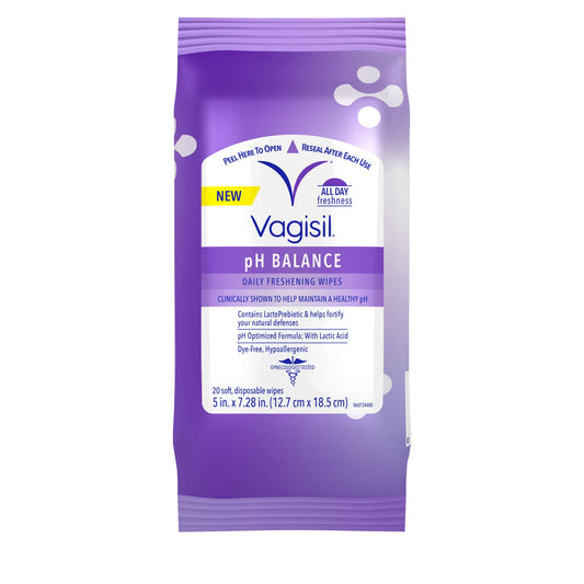 Vagisil Ph Balance Wipes 20's