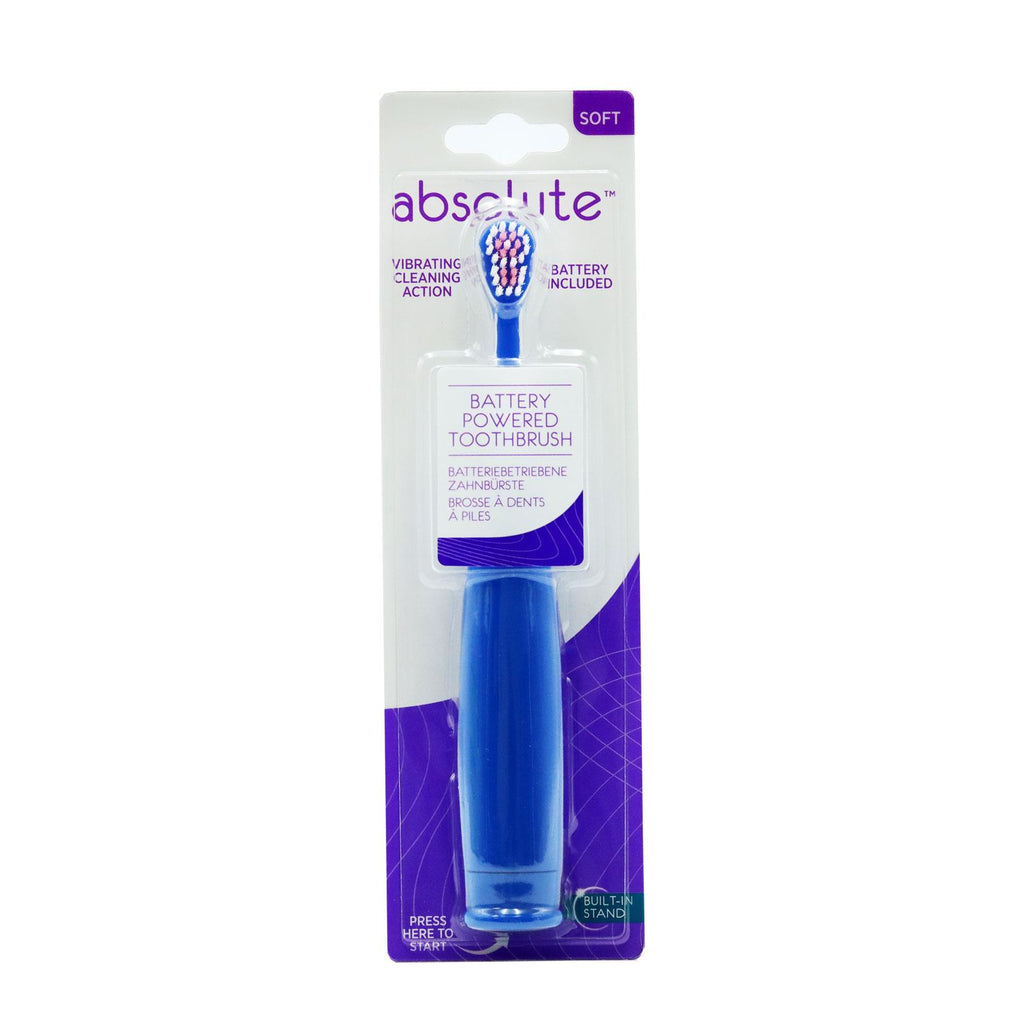 Absolute White Toothbrush Battery Powered