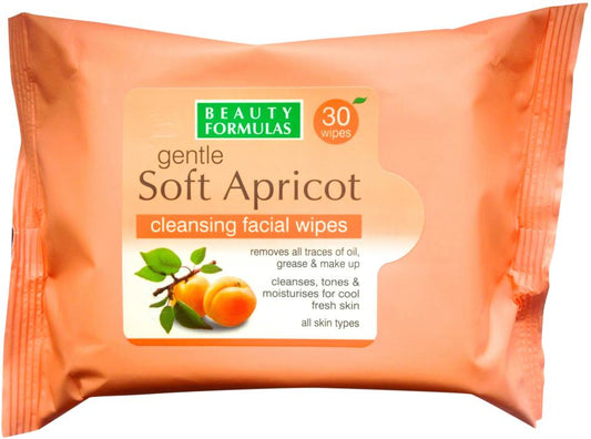 Beauty Formula Gentle Soft Apricot Cleansing Facial Wipes 25's
