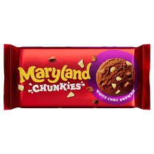 Maryland Chunkies White Choc & Brownie 144g