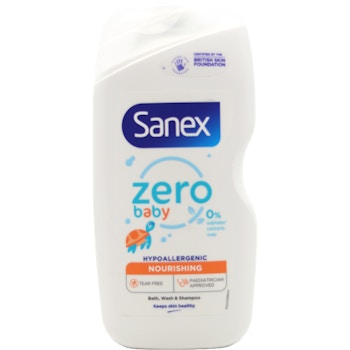 Sanex Zero Baby Wash Nourishing 450ml